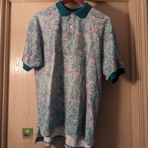 Pendleton retro tropical floral button down collared shirt